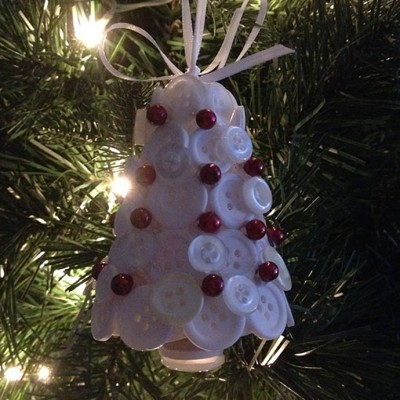 christmas ornaments button small