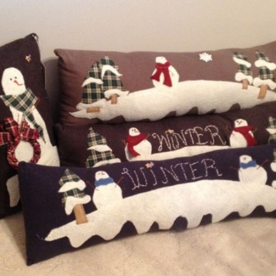 winter pillows