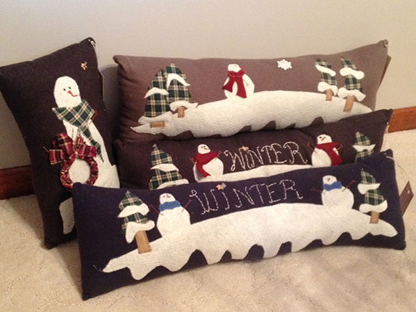 winter pillows